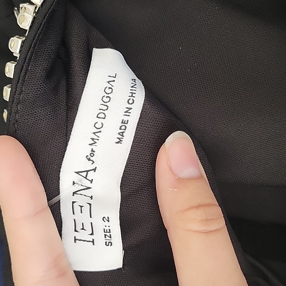 Mac Duggal black dress with gem detailing - Picture 6 of 15